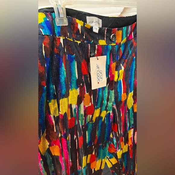 Colorful Abstract Patterned Pants - Picture 2 of 5